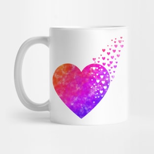 Colourful Breaking Heart Mug